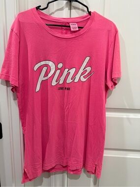 PINK Victoria's Secret Pink Graphic Short Sleeve Tee